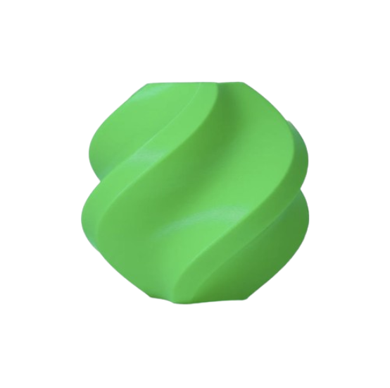 Green PLA Basic material finish sample